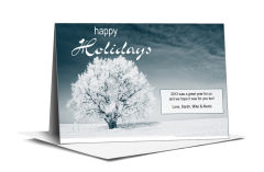 Christmas Holiday Tree Landscape Cards  7.875